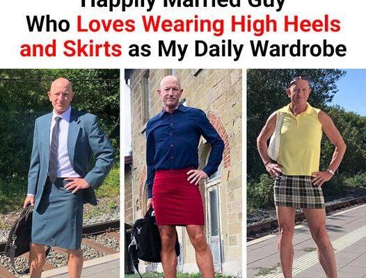 Meet the Straight Married Man Breaking Fashion Norms – Heels and Skirts Every Day!